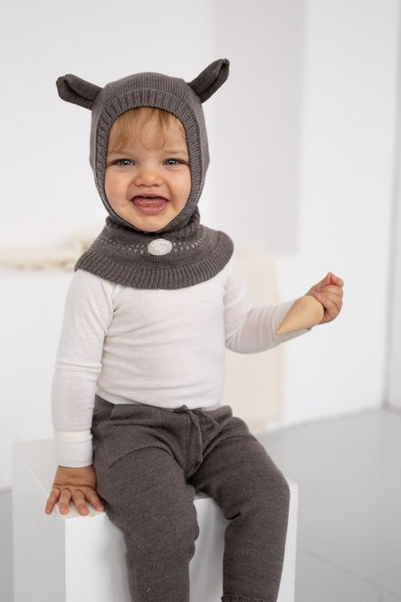 Hovedbilde Lillelam balaclava Lammi - brun