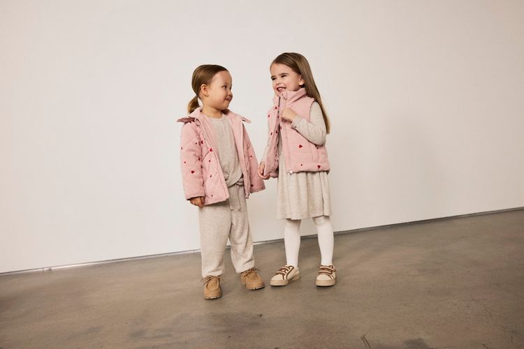Name It Mimosa Vest til jente - pale mauve