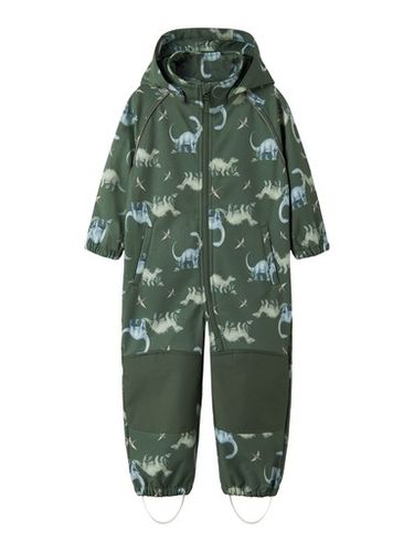 Name It Falfa Dino softshelldress til barn - jungle green