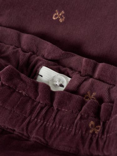 Name It Bella wide cord glitter bukse - catawba grape