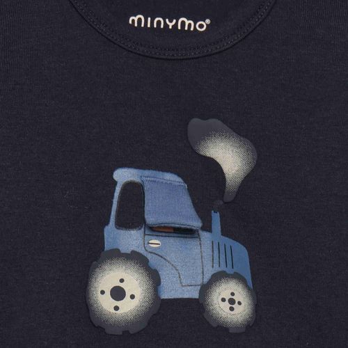 Minymo Traktor body til baby - dark sapphire