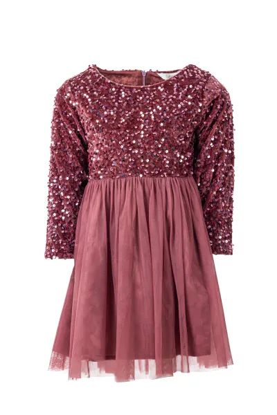 Hovedbilde Salto Lottie paljett kjole - rosa