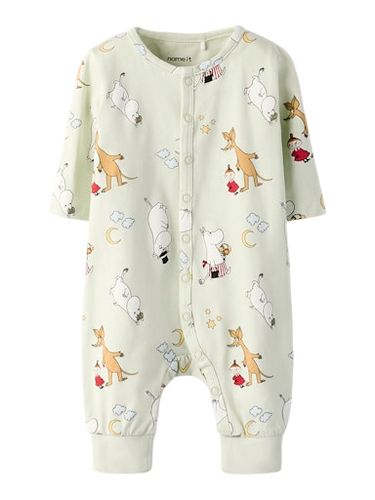 Name It Selper Moomin pysjamas heldress til baby - pale aqua