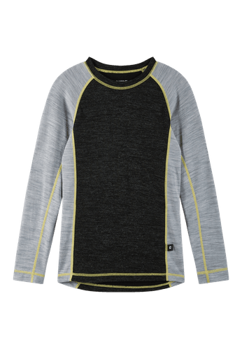 Reima Taitoa ull/bambus sett til barn - black melange