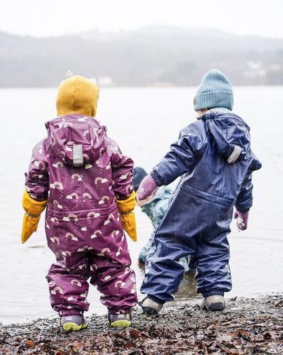 Kattnakken Vinterregndress Været - marine