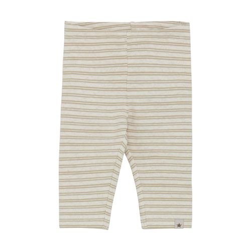 Huttelihut Stripete leggings til baby - irish cream