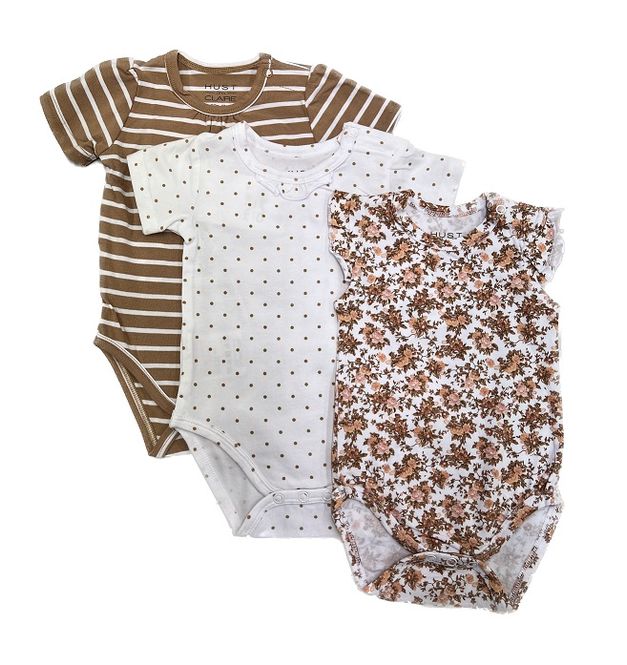 Hovedbilde Hust & Claire Barba 3 pk kortermet body - white ...