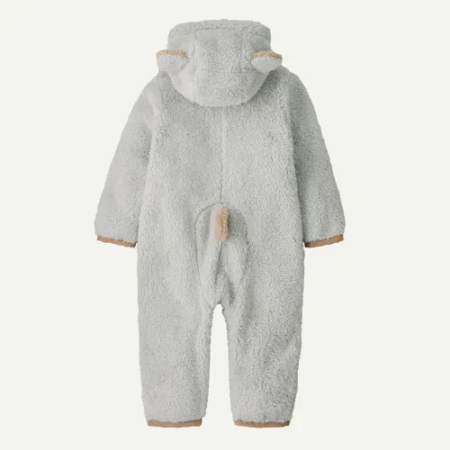Patagonia Baby Furry Friends Fleece Bunting, Crisp Grey
