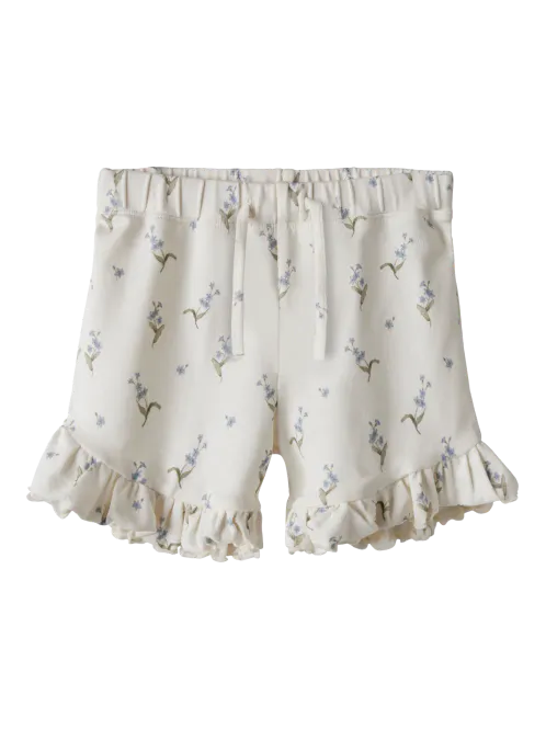 Hovedbilde Lil'Atelier Gayo shorts til jente - coconut milk
