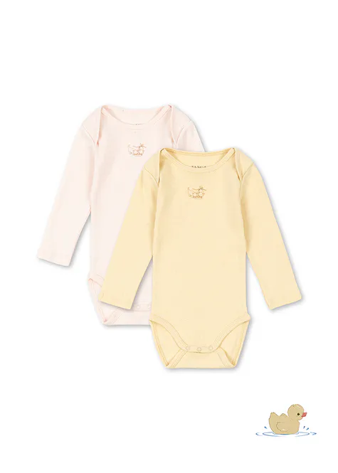 Hovedbilde Fanga Fontana Perla 2-pk body til baby - banana ...