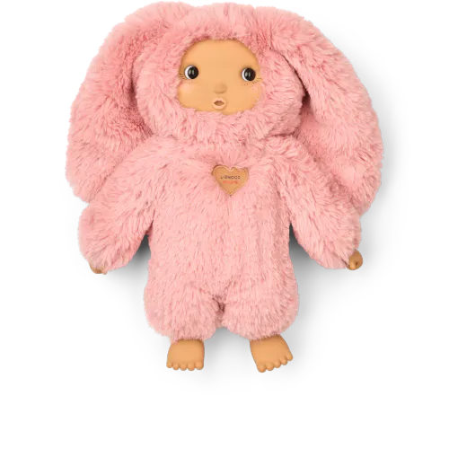 Liewood Miko Rosey plysj dukke -rose blush