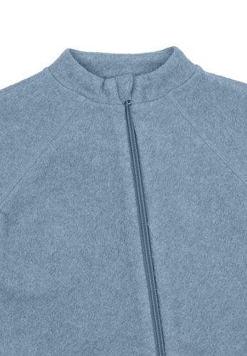 Mikk-Line Bomullsfleece heldress til baby - faded denim