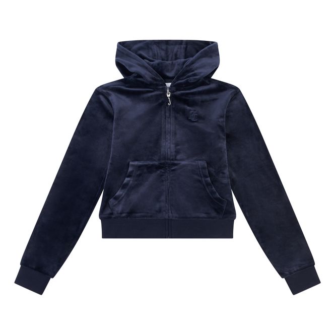 Hovedbilde Juicy Couture Tonal Embro Velour zip hoodie - ...