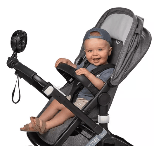 Tinkafu Vifte til barnevogn - sort