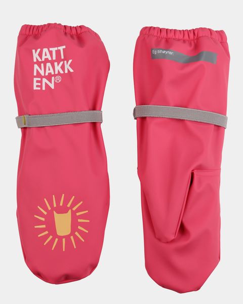 Hovedbilde Kattnakken Regnvotter Superhelt - superrosa