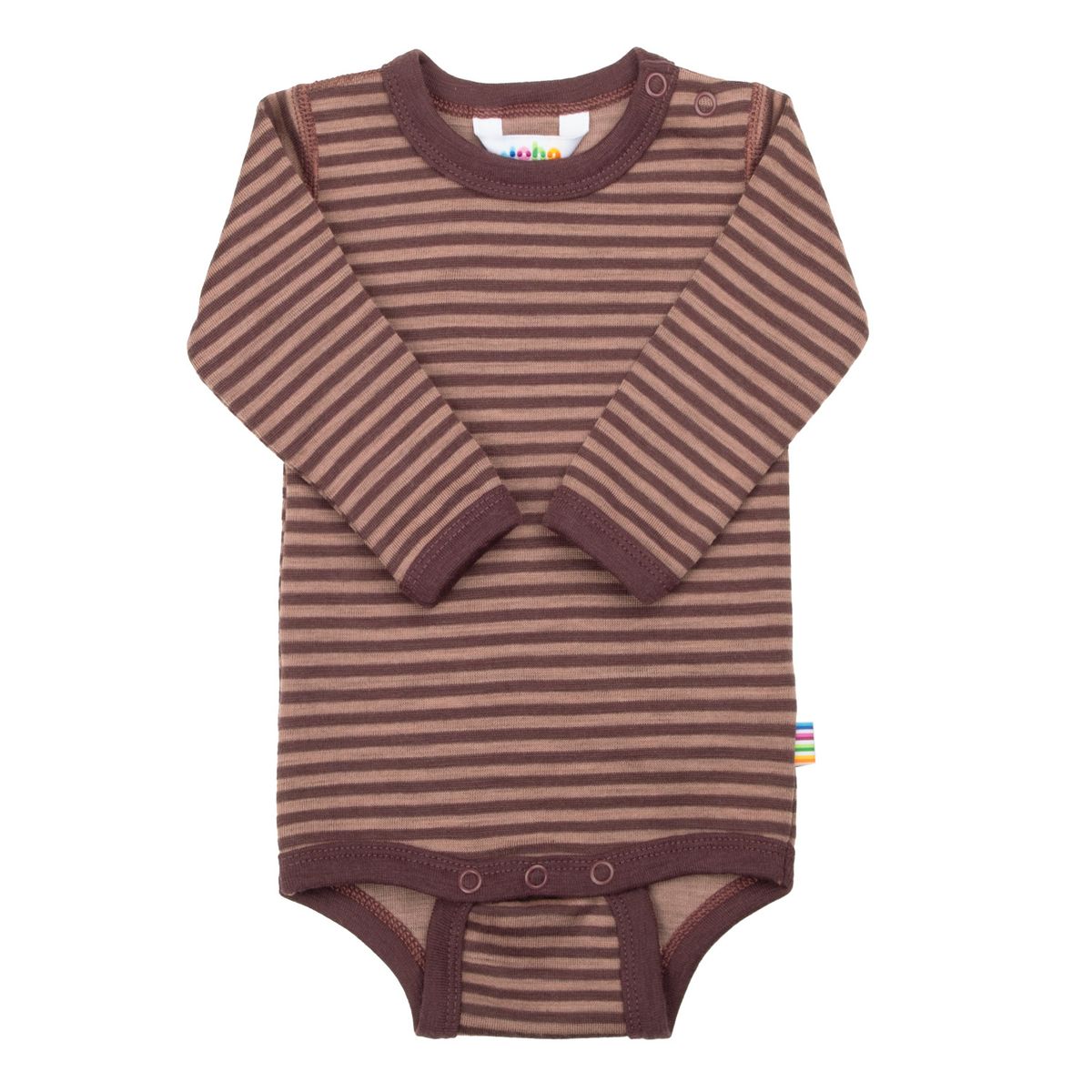 Joha Mini stripe ull body - rosa