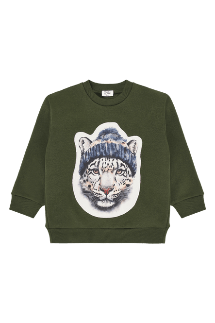 Hovedbilde Hust & Claire Sejer Snowleopard sweatshirt til ...