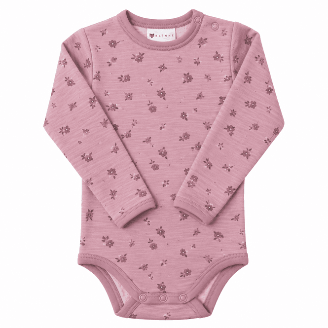 Hovedbilde Blinke Blossom ull/bambus body - heather rose