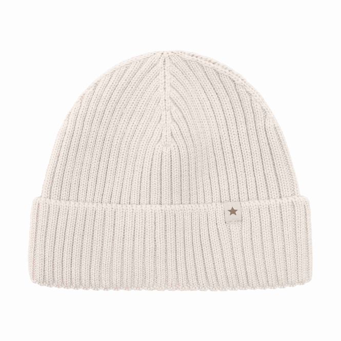 Hovedbilde Huttelihut Wool Knit Lue til barn - sand melange