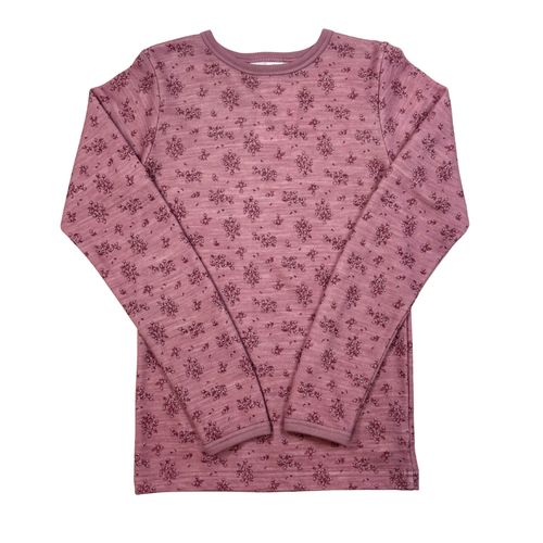Blinke Rose ull/bambus trøye - floral pink