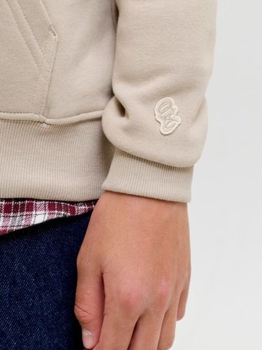 Jack & Jones Frederiksberg hettegenser til junior - feather gray