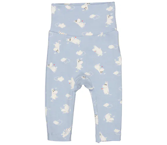 MarMar Moomin Piva bukse til baby - Blue Moomin