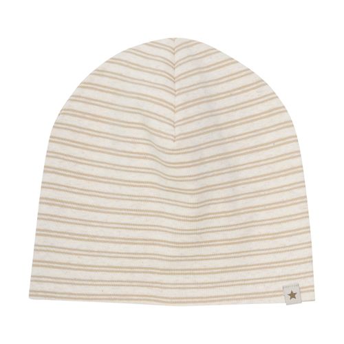 HUTTEliHUT Beanie Melange Rib lue til barn - irish cream