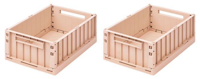 Hovedbilde Liewood Weston 2pk oppbevaringsboks Medium - rose