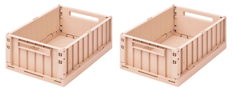 Liewood Weston 2pk oppbevaringsboks Medium - rose