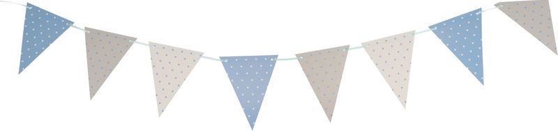 Burdagssett 1 års dag - blå