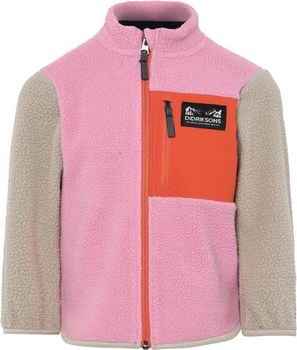 Didriksons Anten fleecejakke med zip - light heather pink