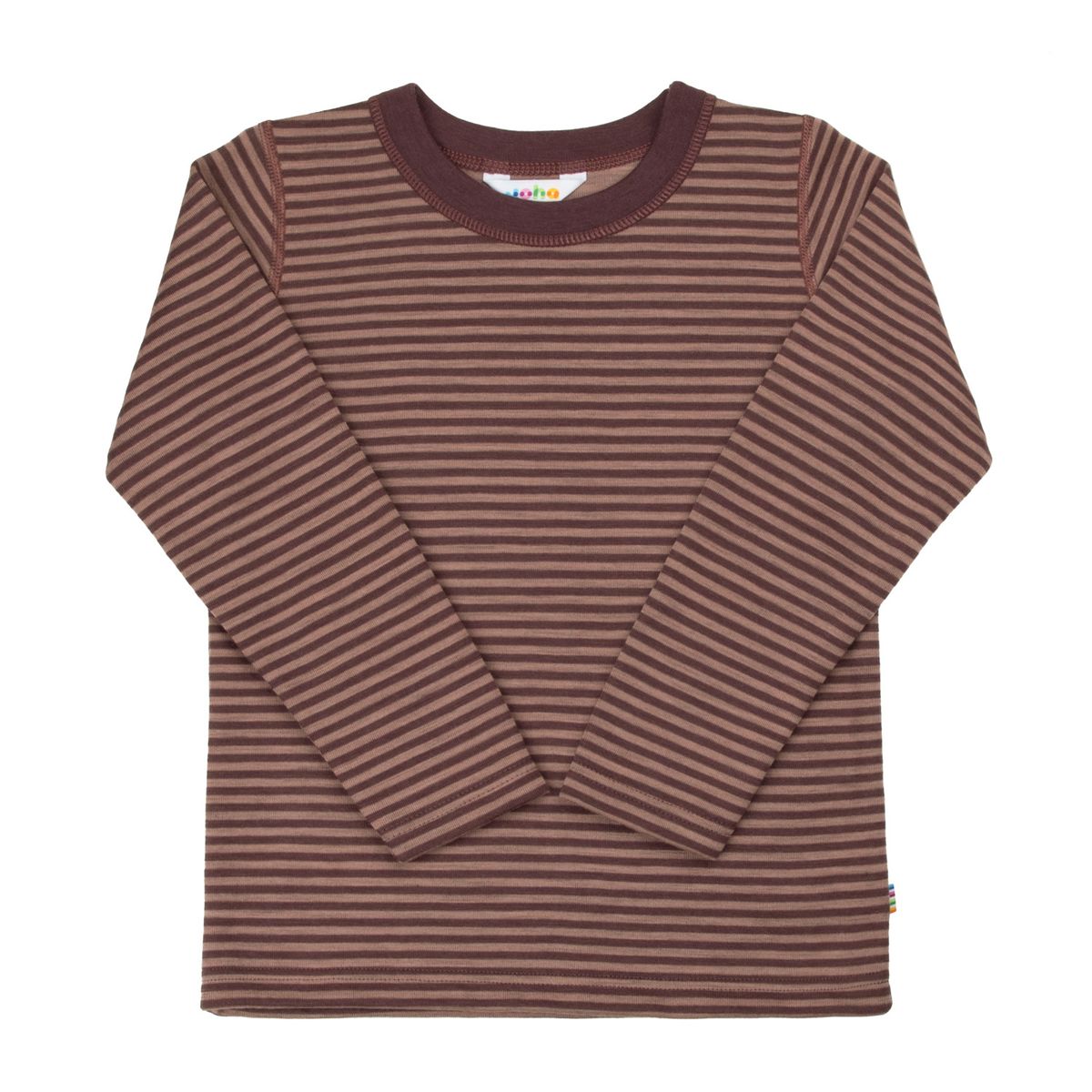 Joha Mini stripe kids ull trøye - rose