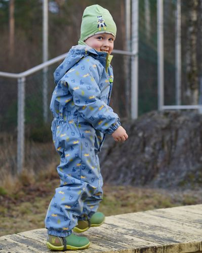 Kattnakken Helårsregndress Hagl - mjuk blå 