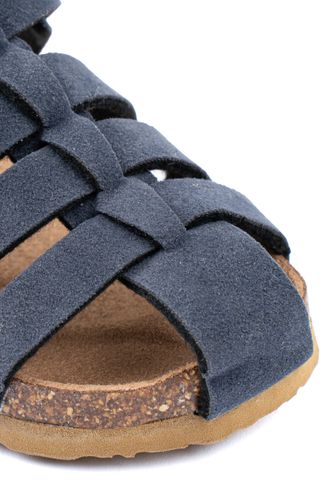 Mikk Line Sandal suede - blue nights