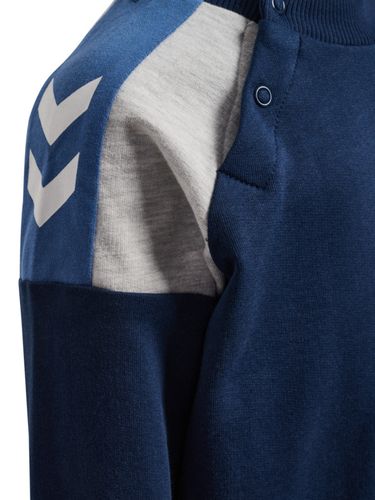 Hummel Mini block genser til barn - dress blues