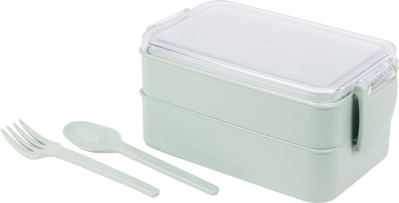 Excellent lunchbox med to etasjer - grønn