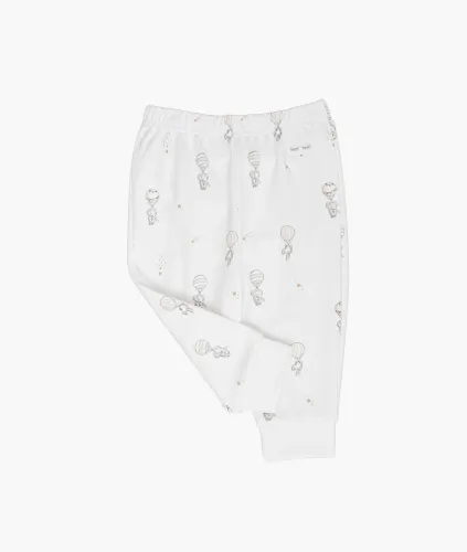 LIVLY Flying Elephants bukse til baby - white