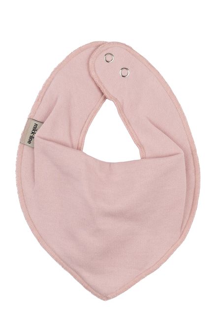 Hovedbilde Mikk-Line bibs smekkeskjerf til baby - dark rose