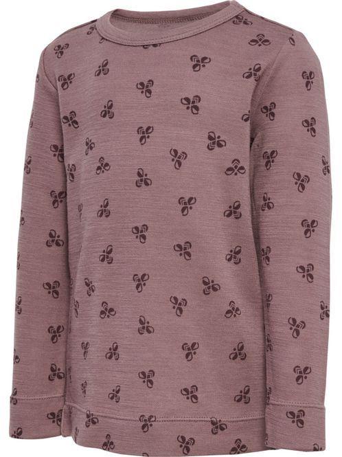 Hovedbilde Hummel Vilmo ull/bambus trøye - twilight mauve