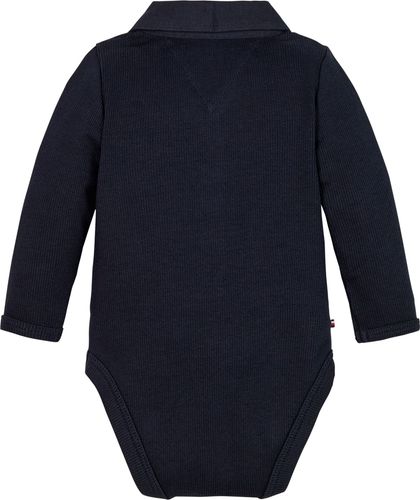Tommy Hilfiger Baby Rib kragebody - desert sky