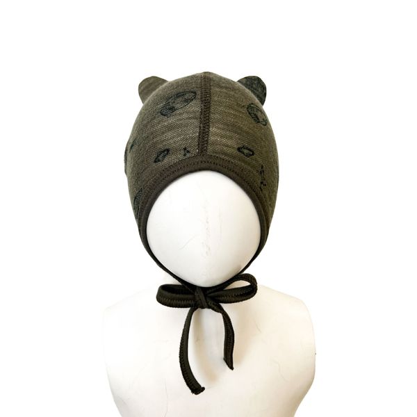 Hovedbilde Blinke Spaceship ull/bambus babylue - olive night