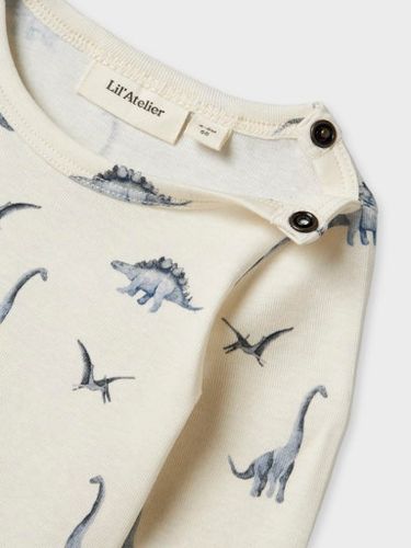 Lil' Atelier Geo slim body til baby - turtledove