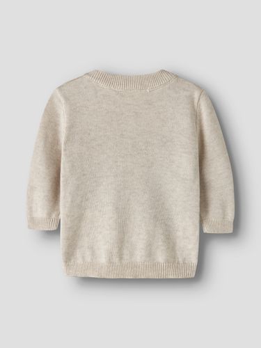 Name It Ligan strikkegenser til baby - peyote melange