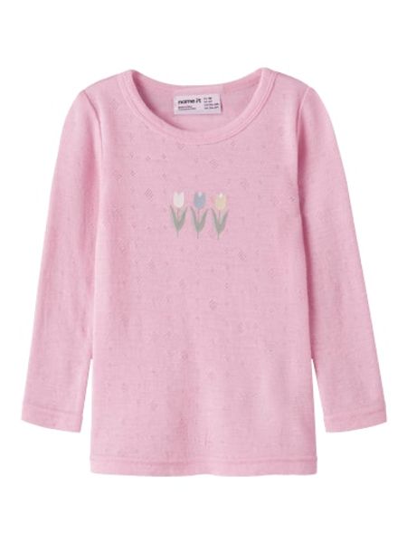 Hovedbilde Name It Wang Tulip ull trøye til barn - coral ...