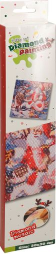 Diamant perler julesett - nisse og reinsdyr