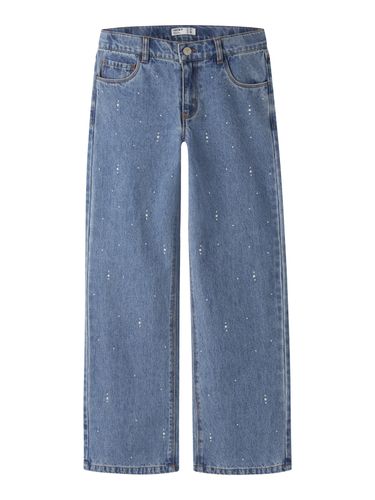 Name It Rose Wide Leg jeans til jente - medium ble denim