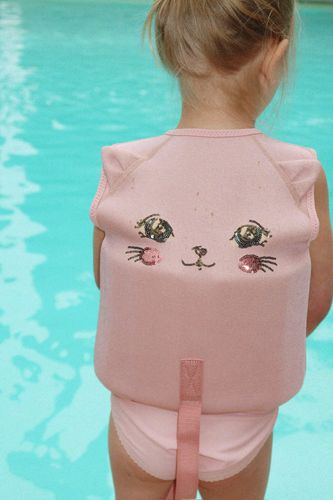 Konges Sløjd Kitty Svømmevest til barn - powder pink