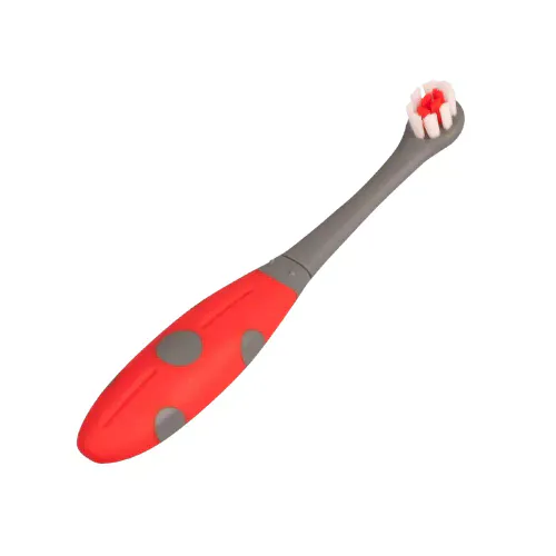 MOMBELLA Ladybug Red Dot tannbørste til baby