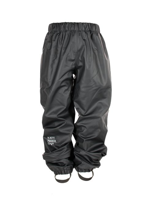 Hovedbilde Kattnakken Regnbukse ekstrem junior - kattesvart