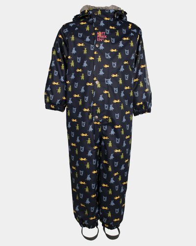 Kattnakken Helårsregndress Hagl - marine 